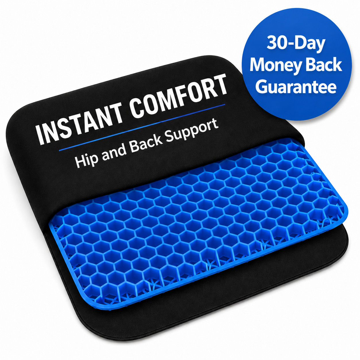 Gel Seat Cushion for All-Day Comfort – Enjoy Pain-Free Sitting