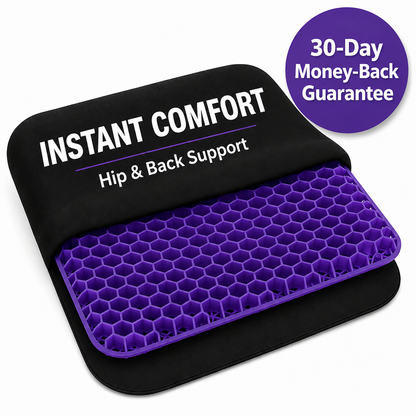 Gel Seat Cushion for All-Day Comfort – Enjoy Pain-Free Sitting